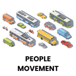 Bus, Taxi, Mobility Vans, Cab Aggregator, Shuttle etc.